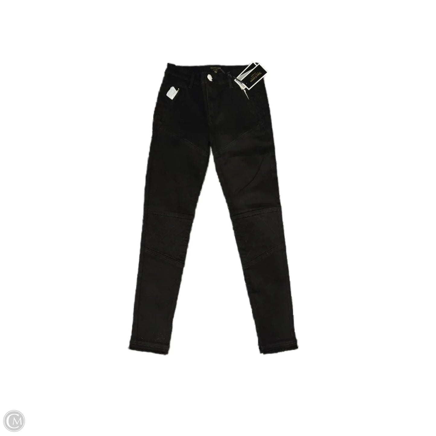 Jeans Skinny By Juicy Couture In Black Denim, Size: 0