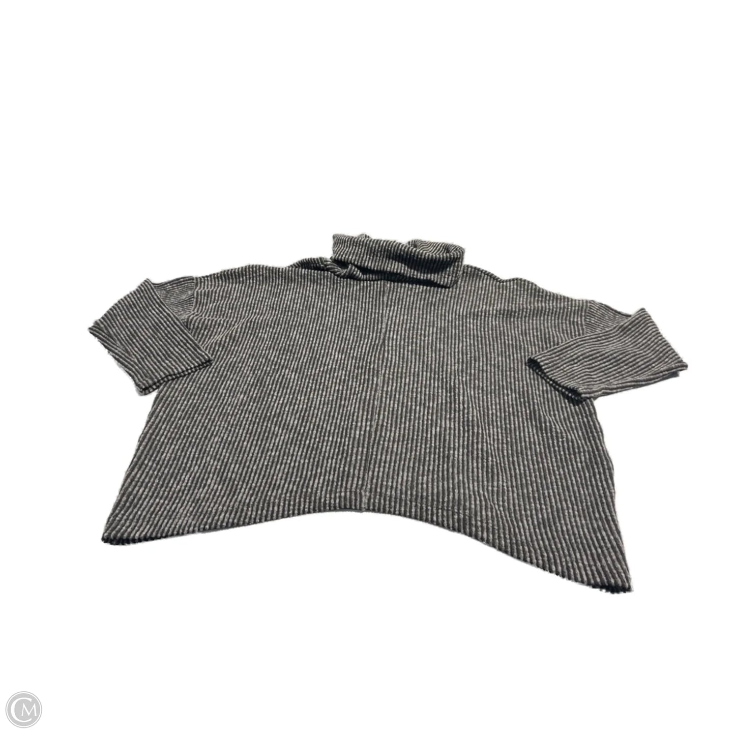 Top 3/4 Sleeve By Clara Sun Woo In Grey, Size: L