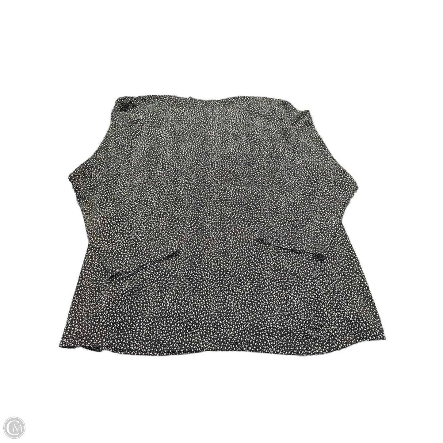 Top Long Sleeve By Liz Claiborne In Polkadot Pattern, Size: 3x
