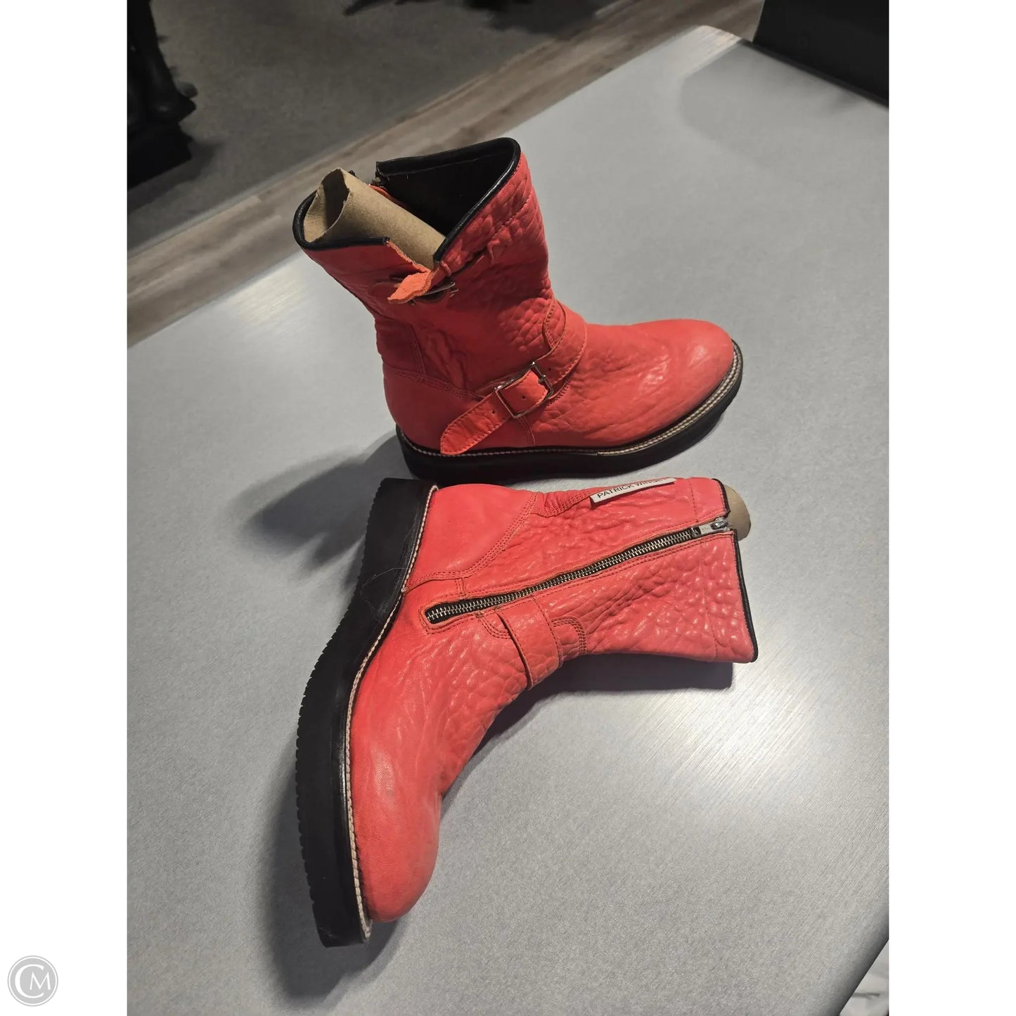 Boots Ankle Flats By Cmc In Coral, Size: 10