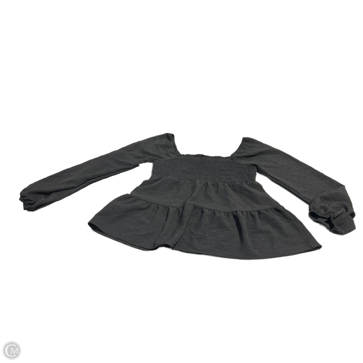 Top 3/4 Sleeve By Paper Crane In Black, Size: M