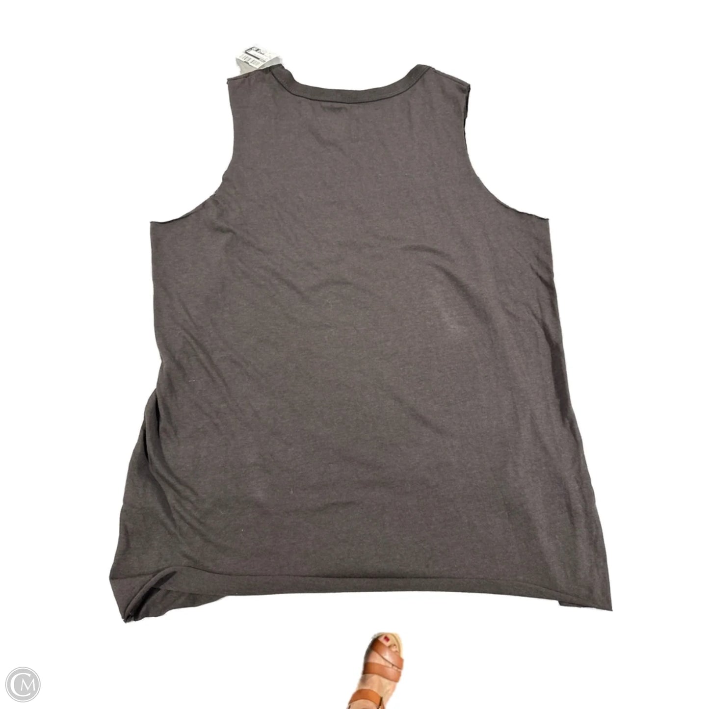 Top Sleeveless Basic By Chaser In Grey, Size: S