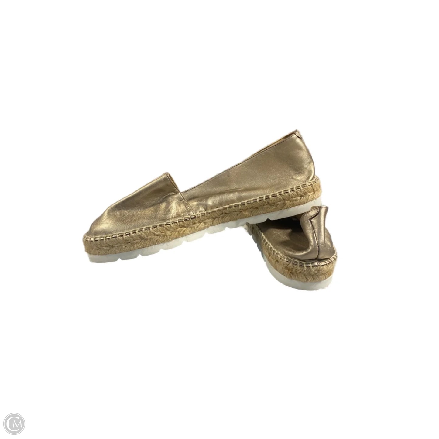Shoes Flats By Cmc In Gold, Size: 9