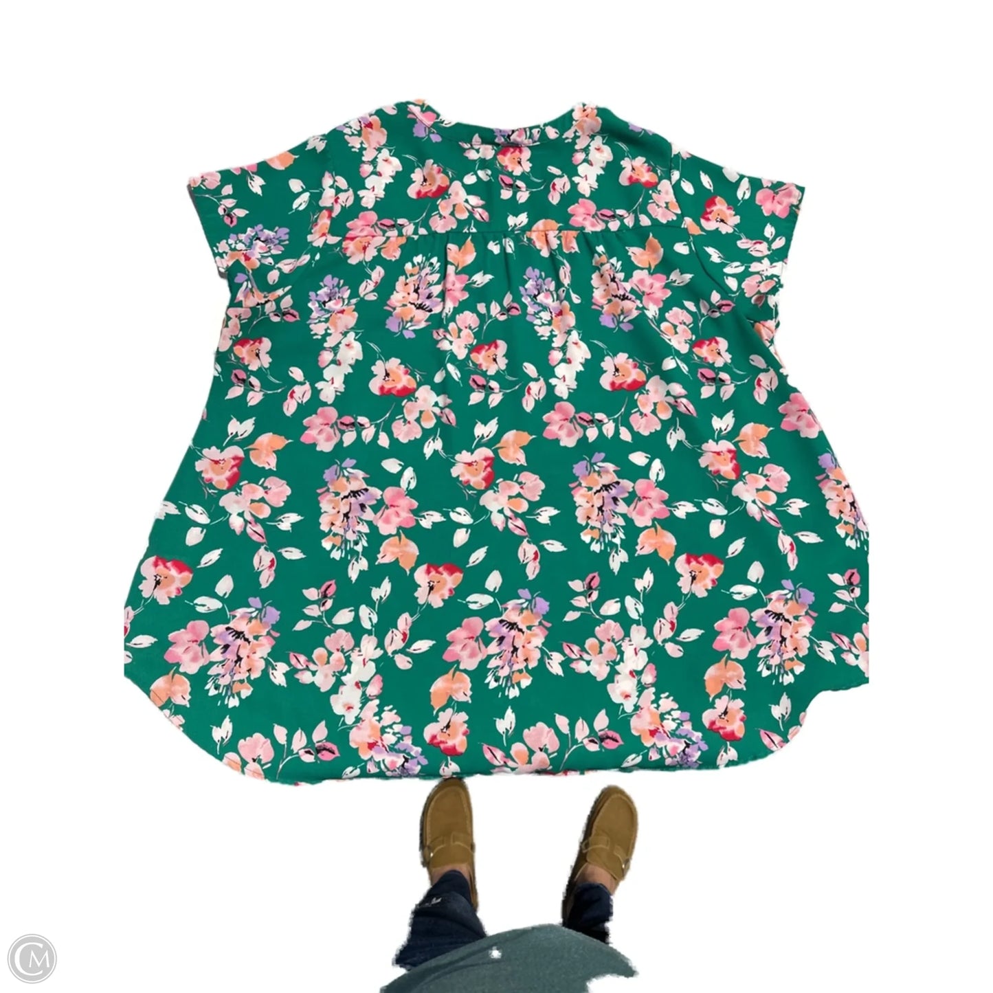 Top Short Sleeve By Torrid In Floral Print, Size: 2x