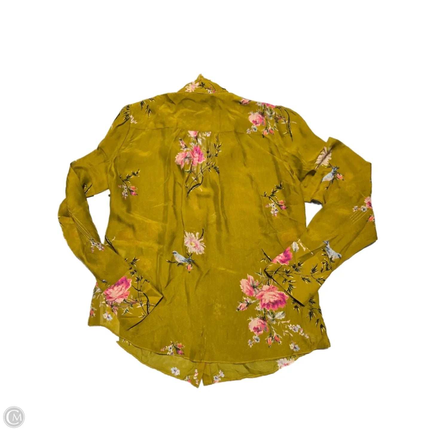 Top Long Sleeve By Joie In Yellow, Size: Xs