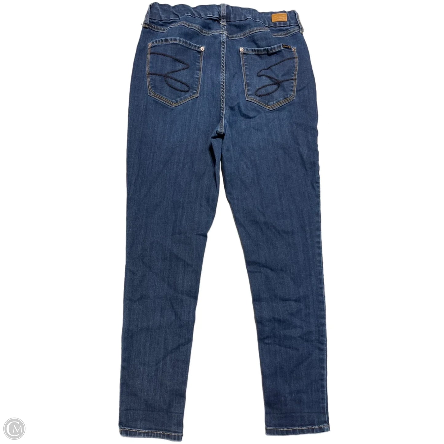 Jeans Skinny By Seven 7 In Blue Denim, Size: 12