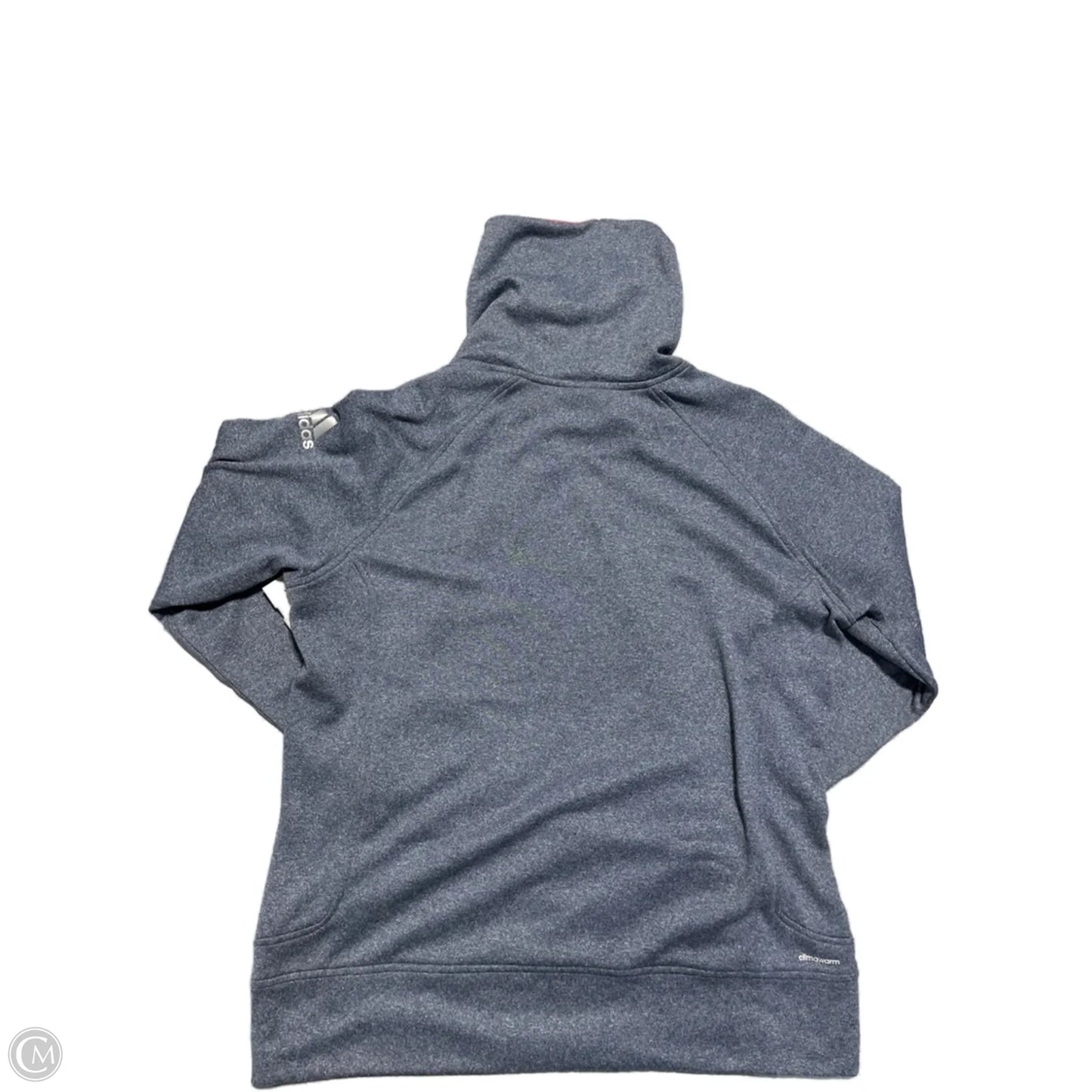Sweatshirt Collar By Adidas In Grey, Size: Xl