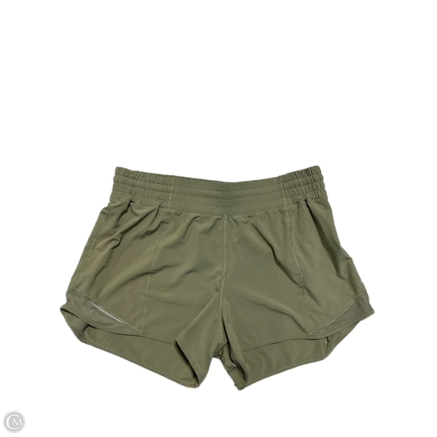 Athletic Shorts By Lululemon In Green, Size: 14