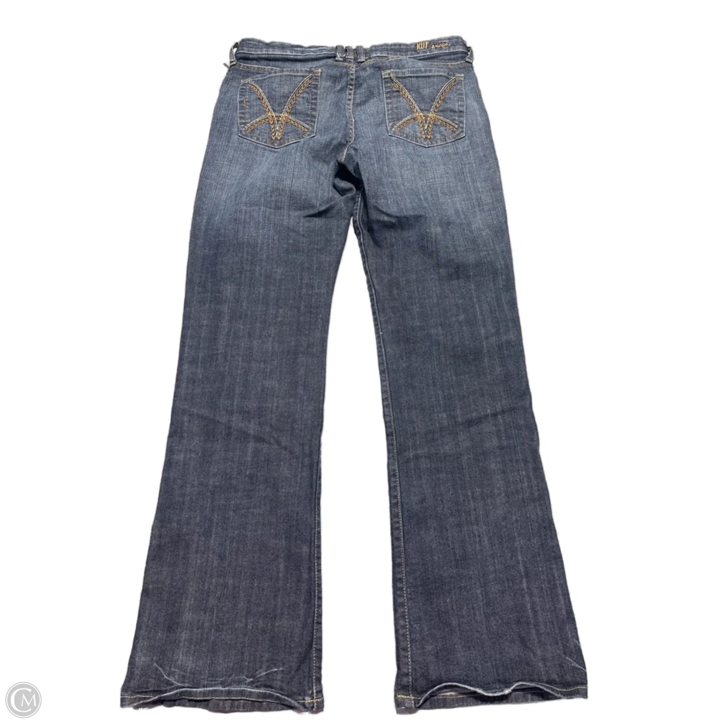 Jeans Boot Cut By Kut In Blue Denim, Size: 12