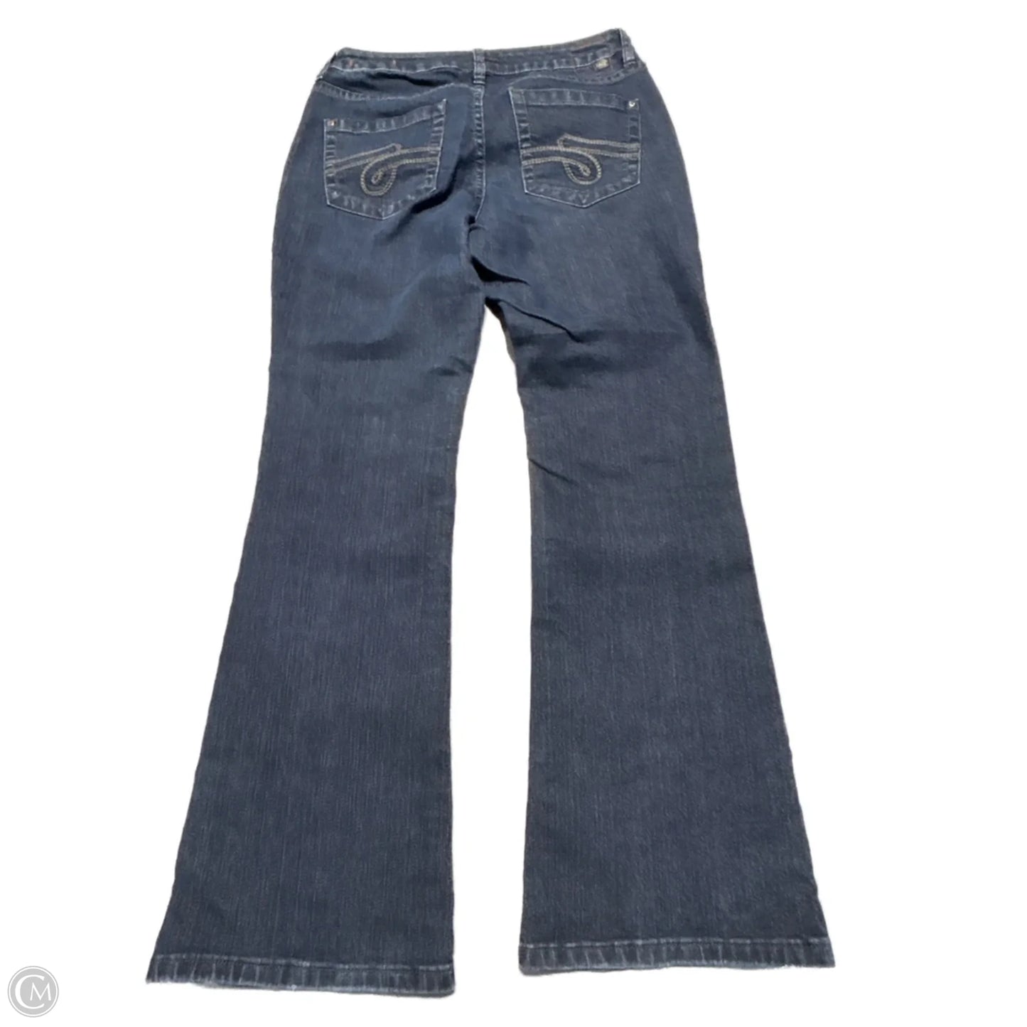 Jeans Flared By Jag In Blue Denim, Size: 8p