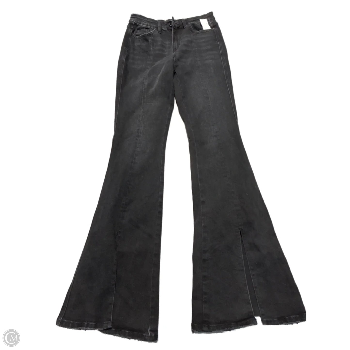 Jeans Flared By Flying Monkey In Black Denim, Size: 4