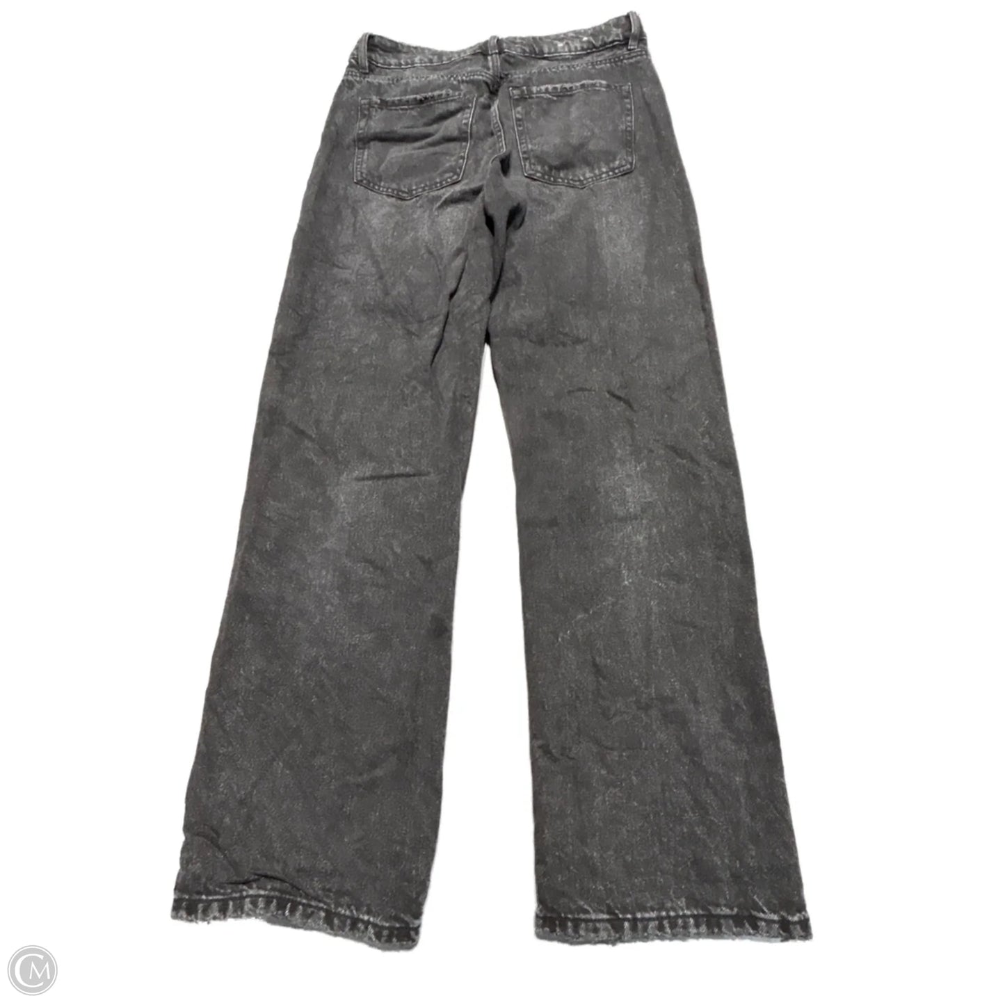 Jeans Wide Leg By Garage In Black Denim, Size: 4