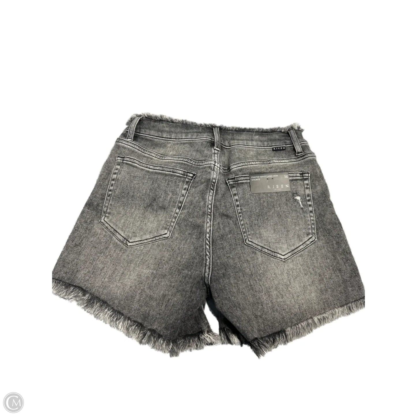 Shorts By Risen In Black Denim, Size: M