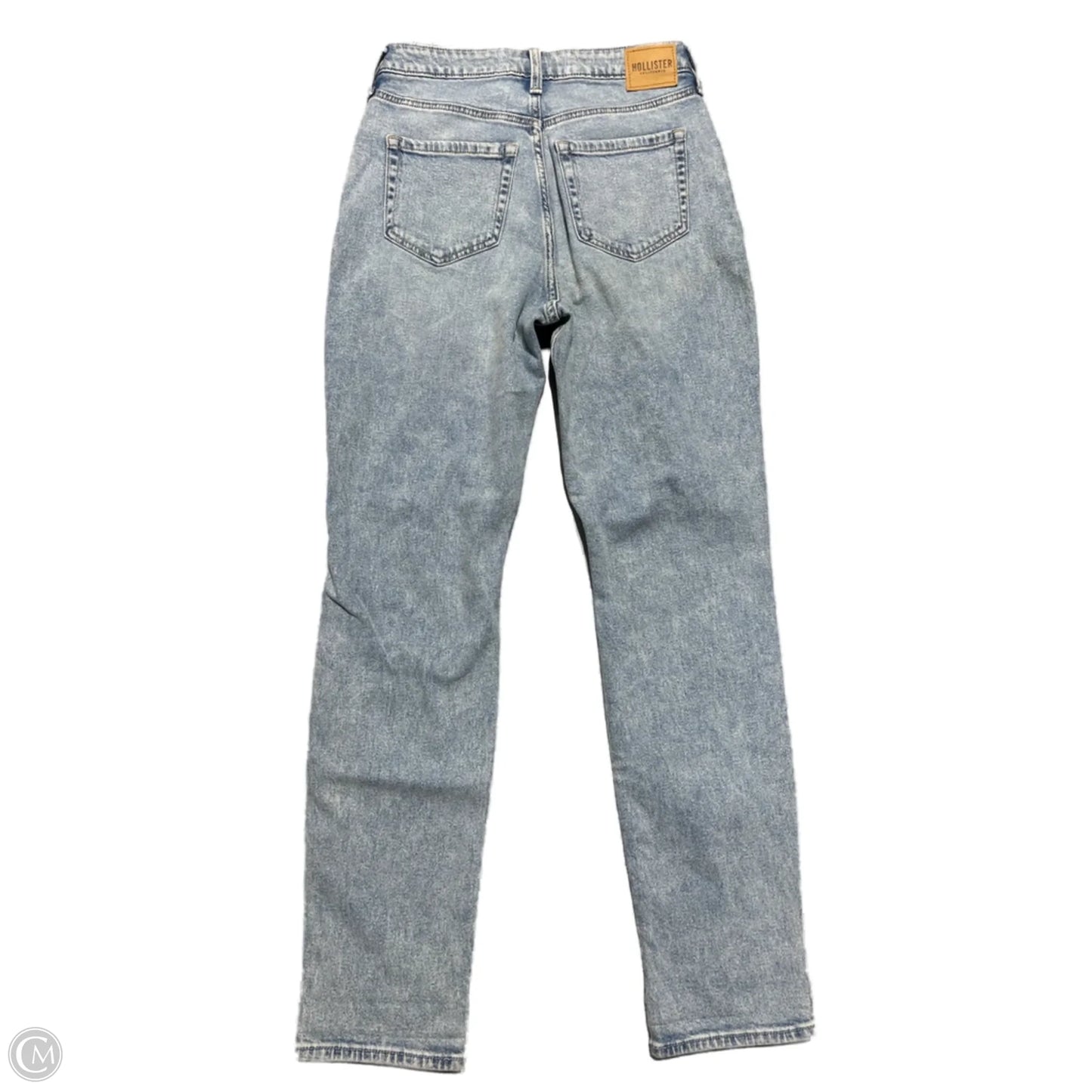 Jeans Straight By Hollister In Blue Denim, Size: 4l
