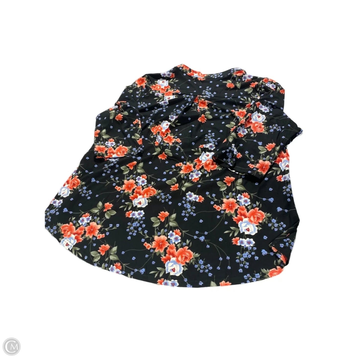 Top Long Sleeve By Cme In Floral Print, Size: 2x