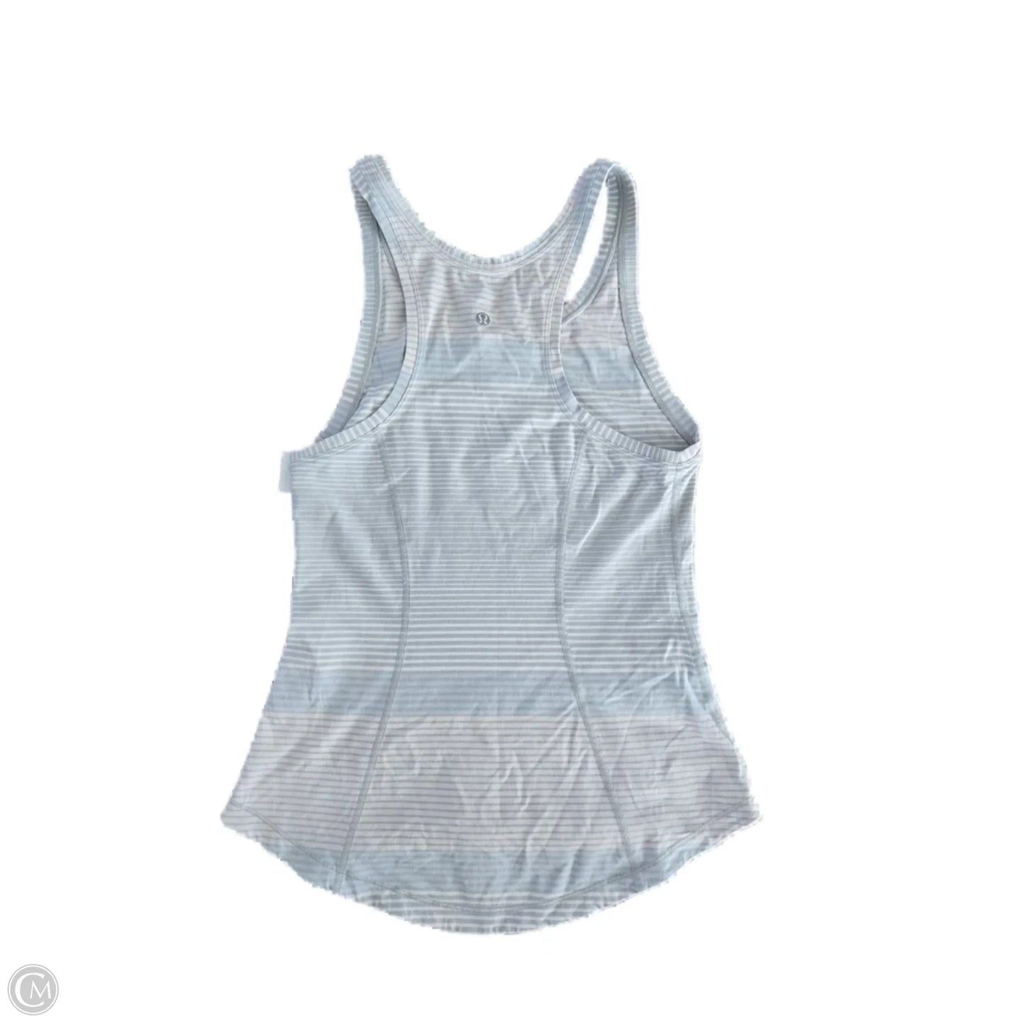 Athletic Tank Top By Lululemon In Striped Pattern, Size: S