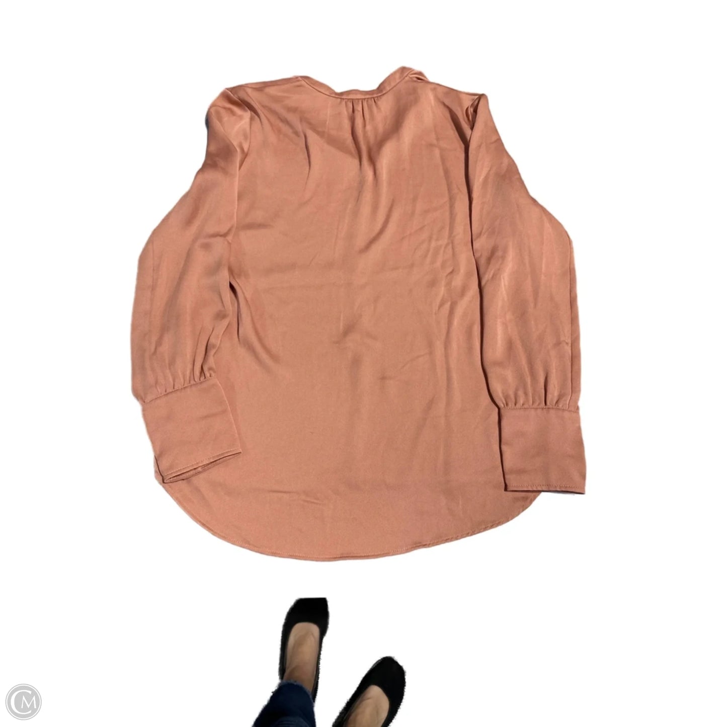 Top Long Sleeve By H&m In Peach, Size: Xs