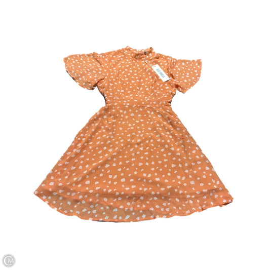 Dress Casual Short By Cme In Peach, Size: S