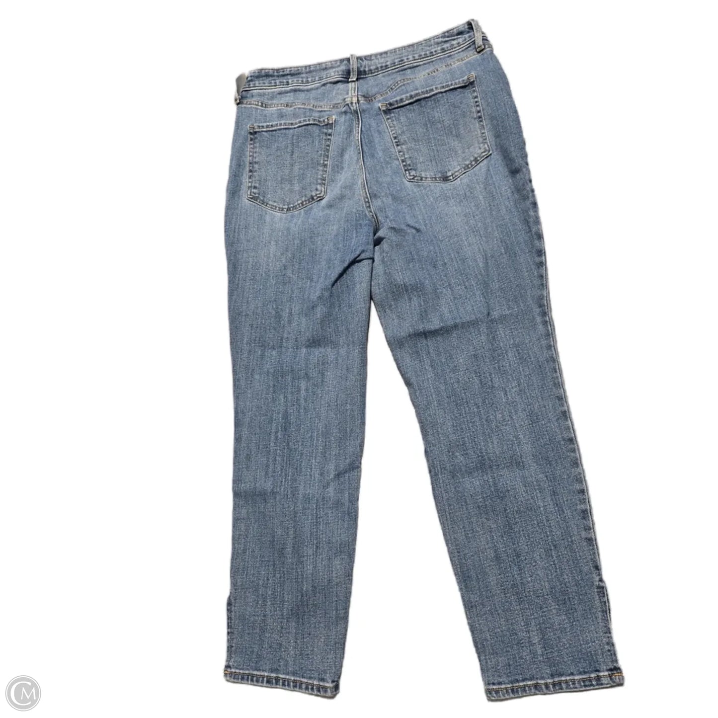 Jeans Straight By Old Navy In Blue Denim, Size: 16