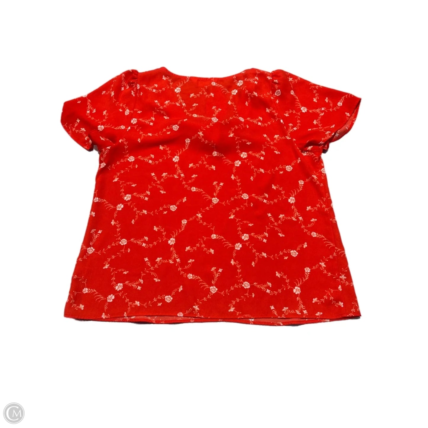 Top Short Sleeve By Lc Lauren Conrad In Red, Size: L