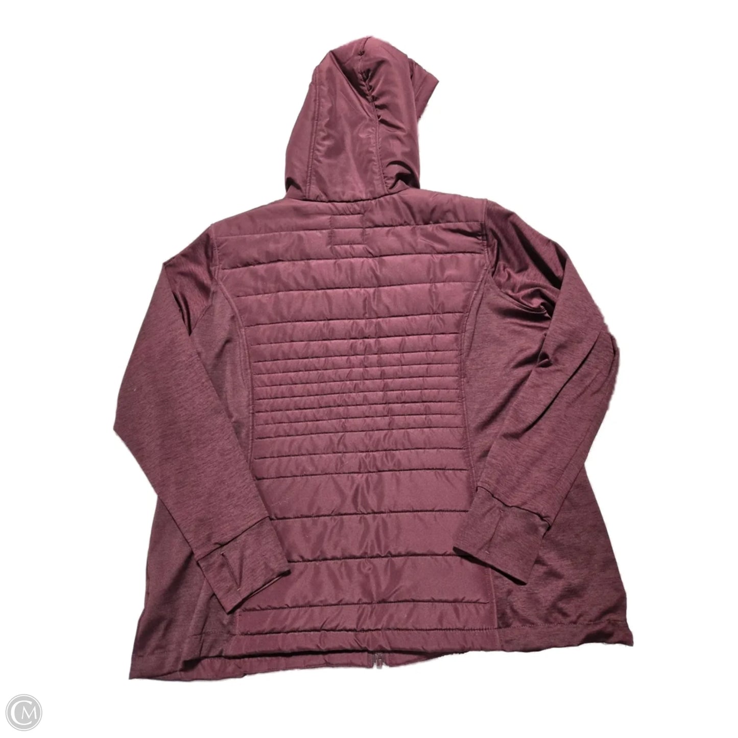Jacket Puffer & Quilted By Maurices In Maroon, Size: 1x