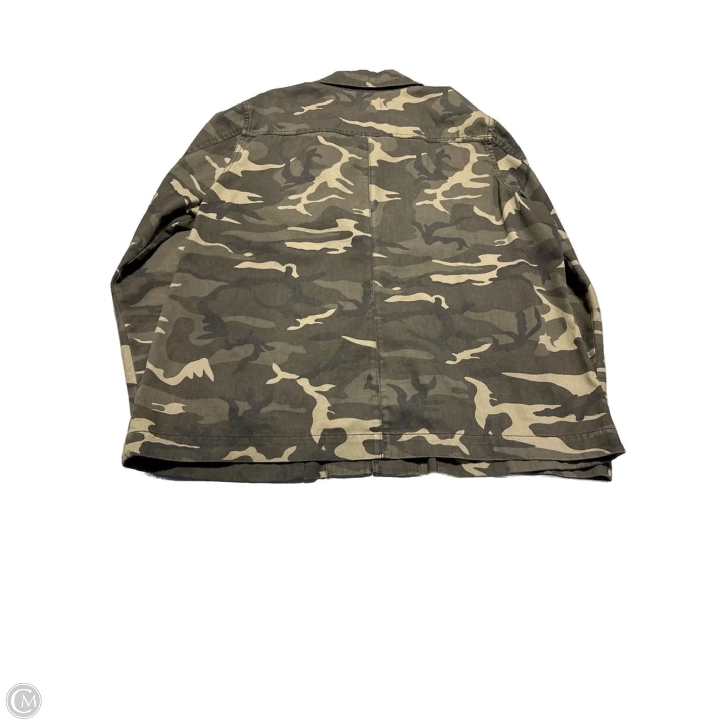 Jacket Shirt By Democracy In Camouflage Print, Size: Xl