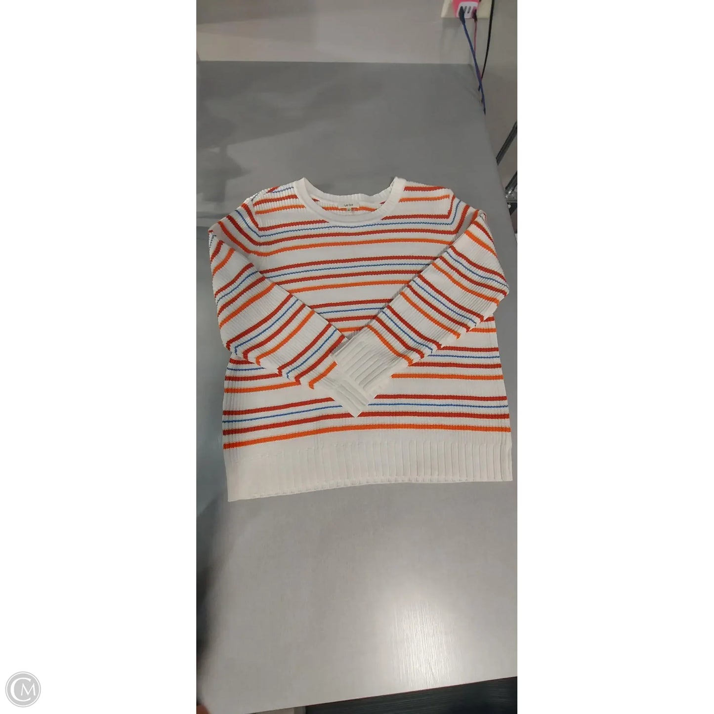 Sweater By Tyler Boe In Striped Pattern, Size: Xl