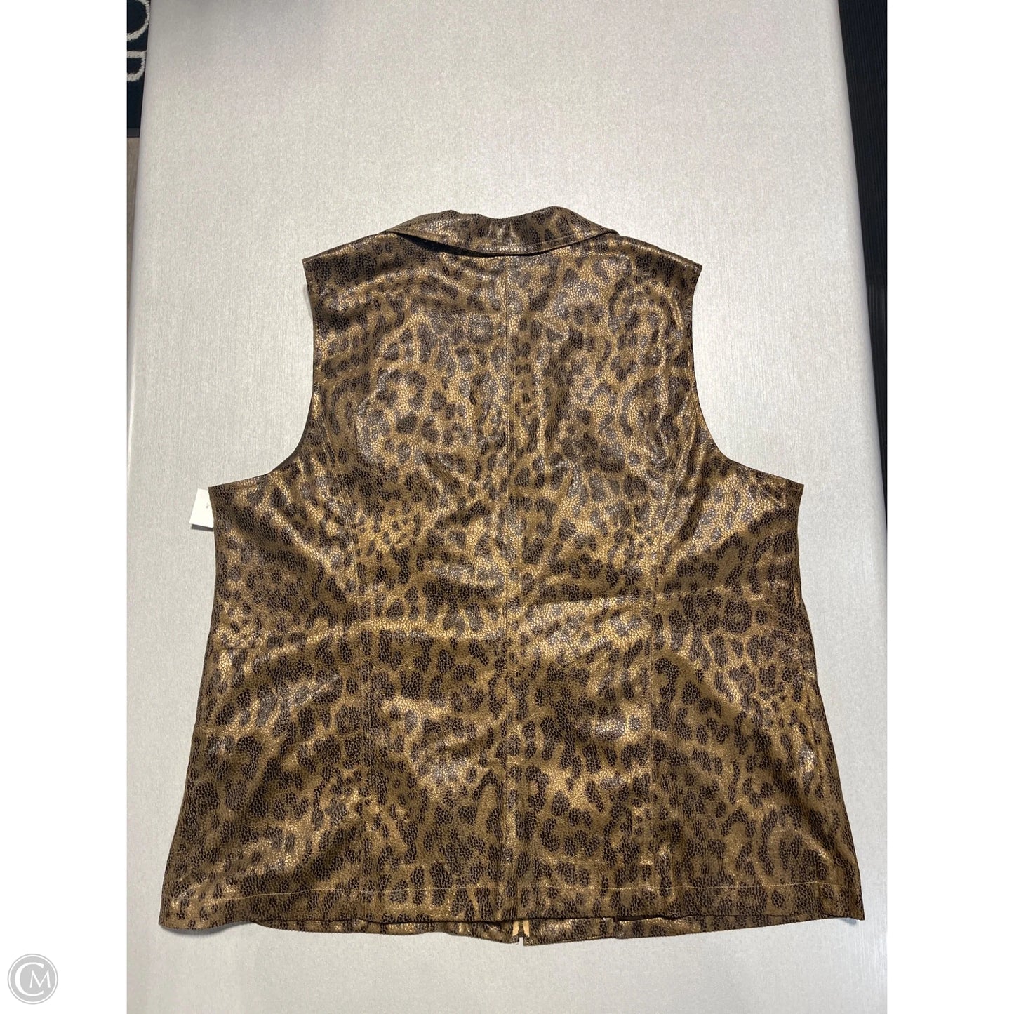 Vest Other By Chicos In Animal Print, Size: Xl