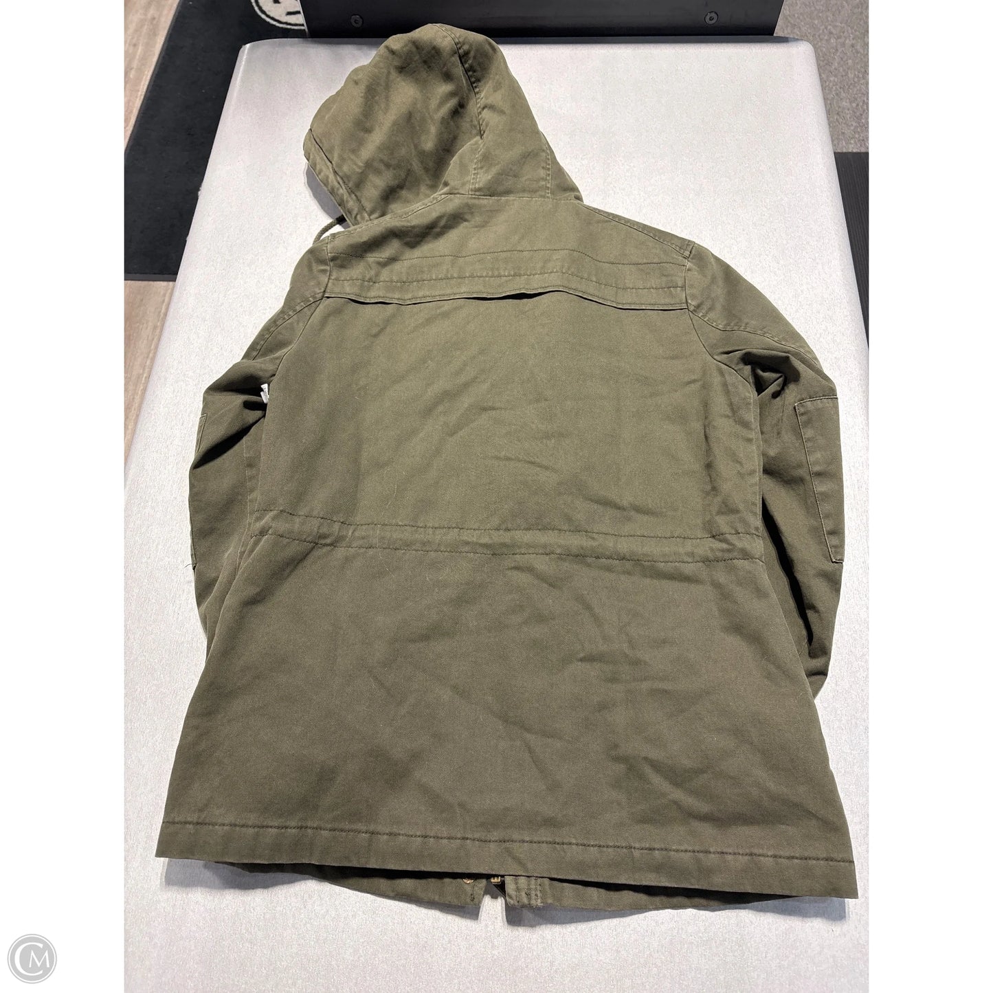 Jacket Shirt By Lucky Brand In Green, Size: S