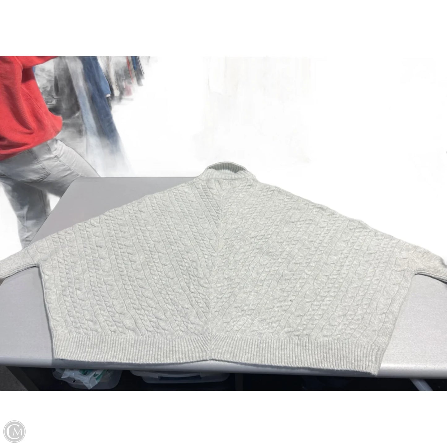 Shawl By Cmb In Grey, Size: Osfm