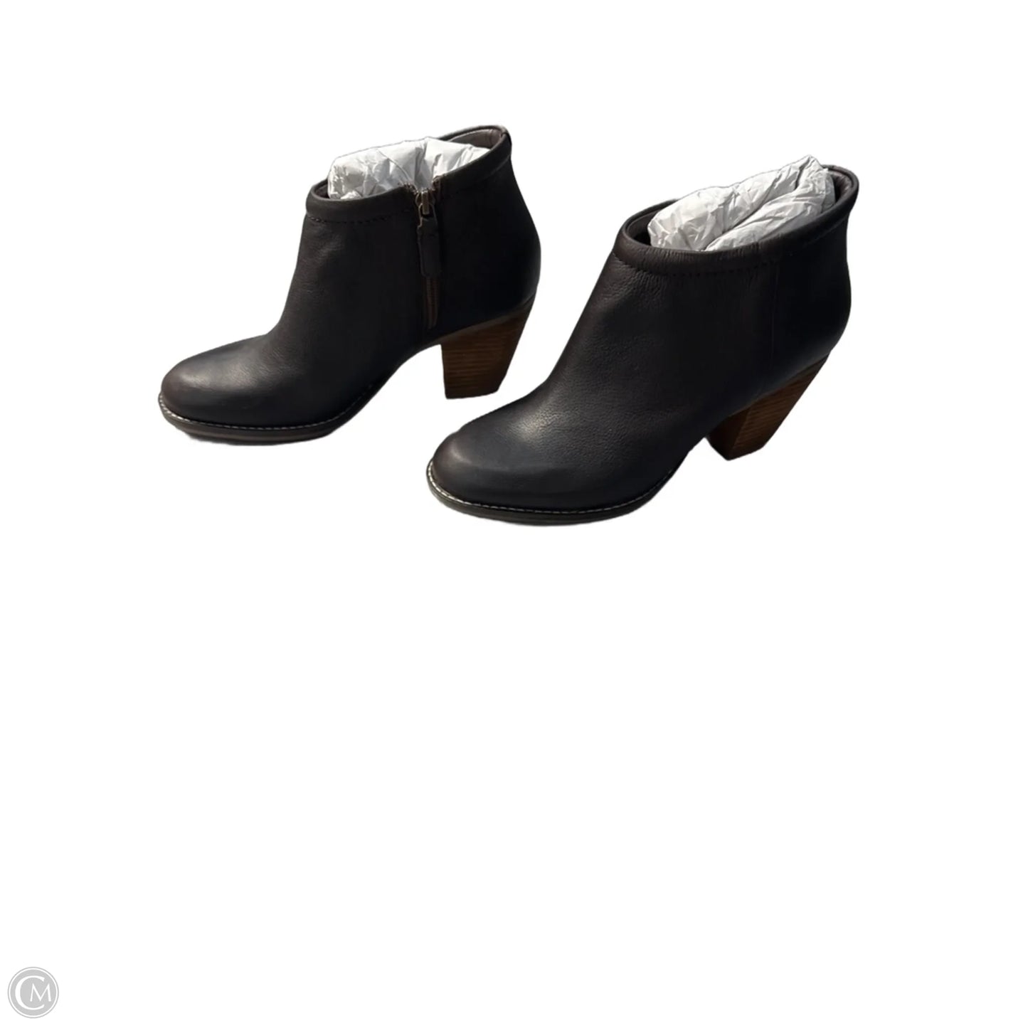 Boots Ankle Heels By Cole-haan In Brown, Size: 9