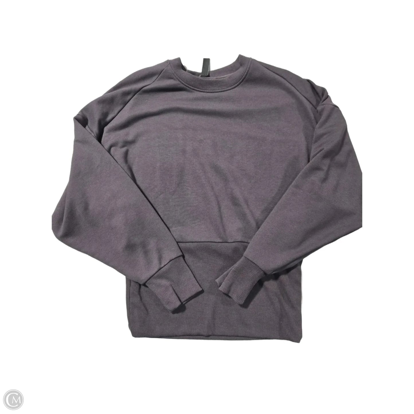Sweatshirt Collar By Athleta In Grey, Size: M
