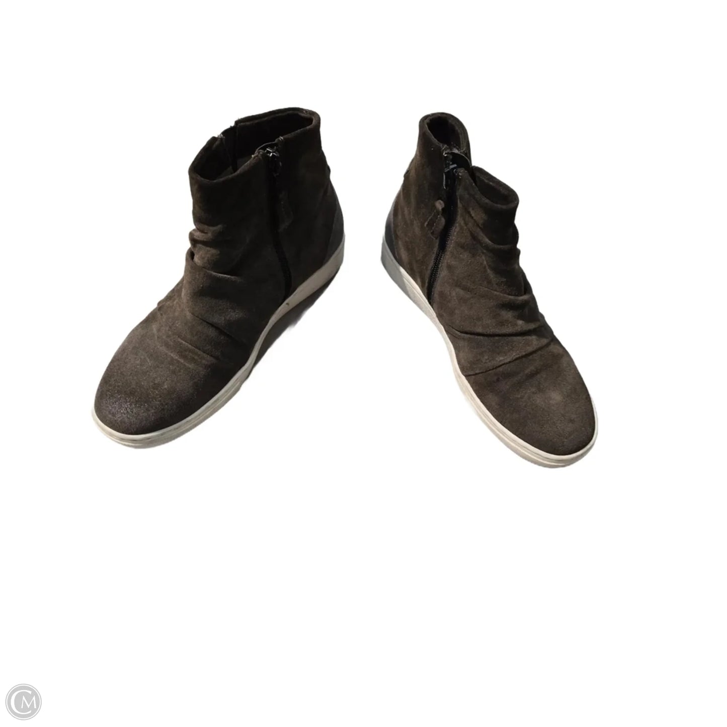 Boots Ankle Flats By Miz Mooz In Brown, Size: 7.5