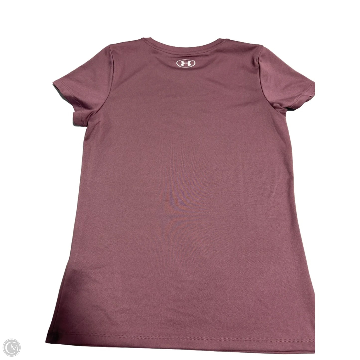 Athletic Top Short Sleeve By Under Armour In Purple, Size: S