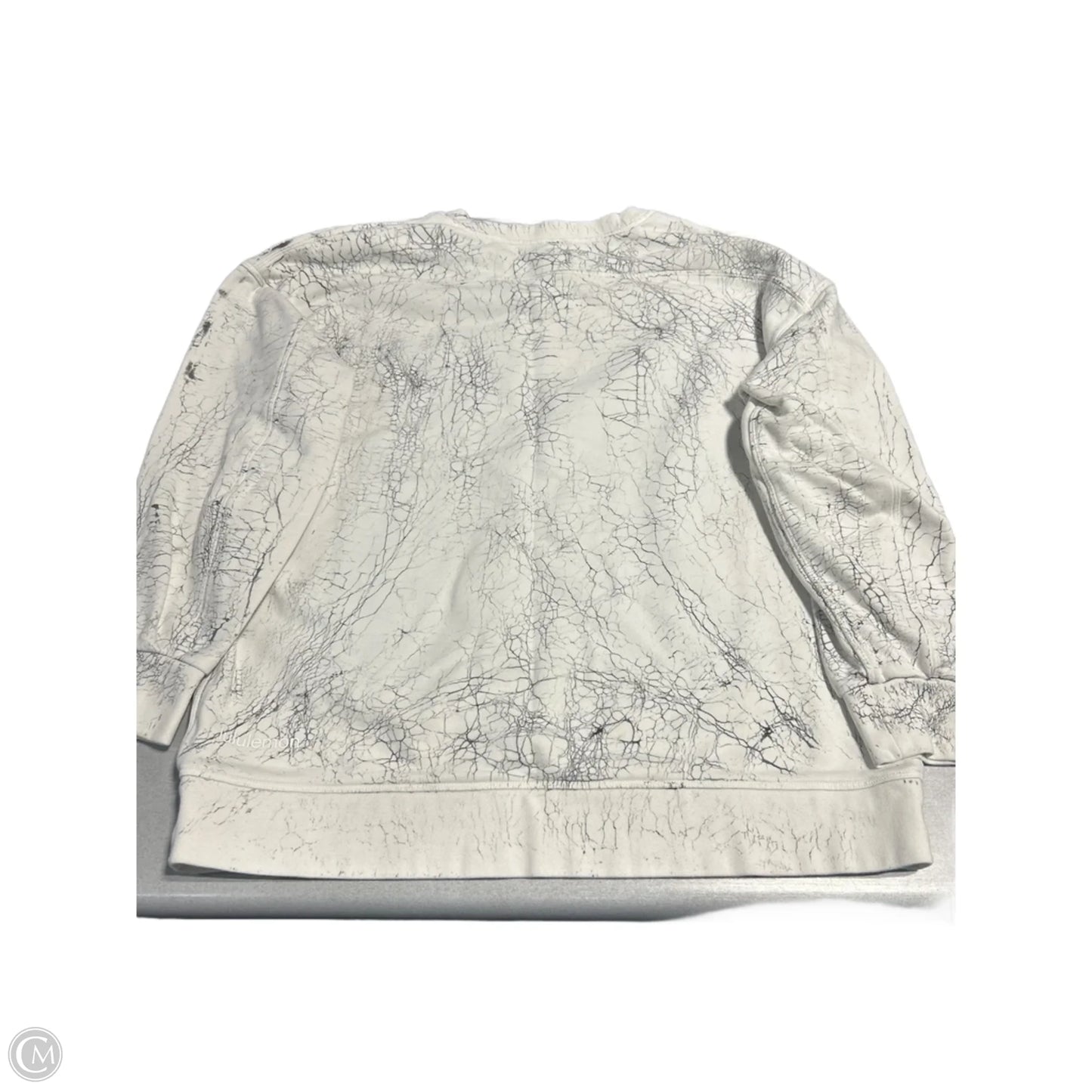 Athletic Sweatshirt Crewneck By Lululemon In White, Size: L