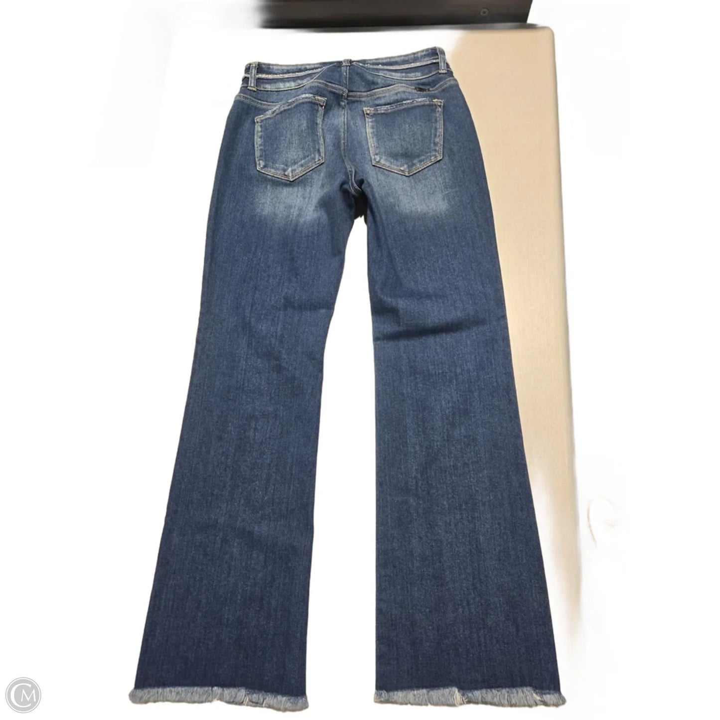 Jeans Flared By Kancan In Blue Denim, Size: 8