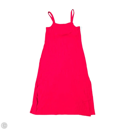 Dress Casual Midi By Loft In Red, Size: Xlp