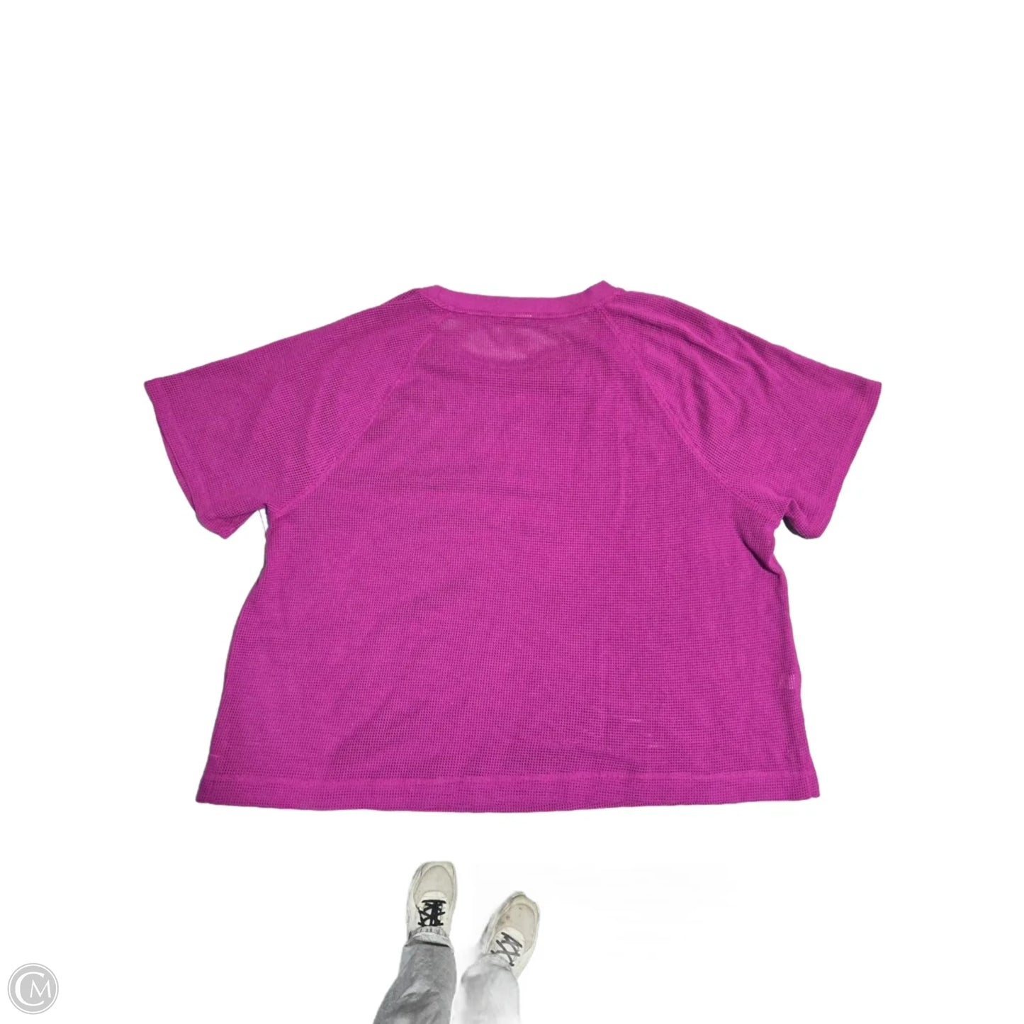 Top Short Sleeve By Lou And Grey In Purple, Size: Xxl