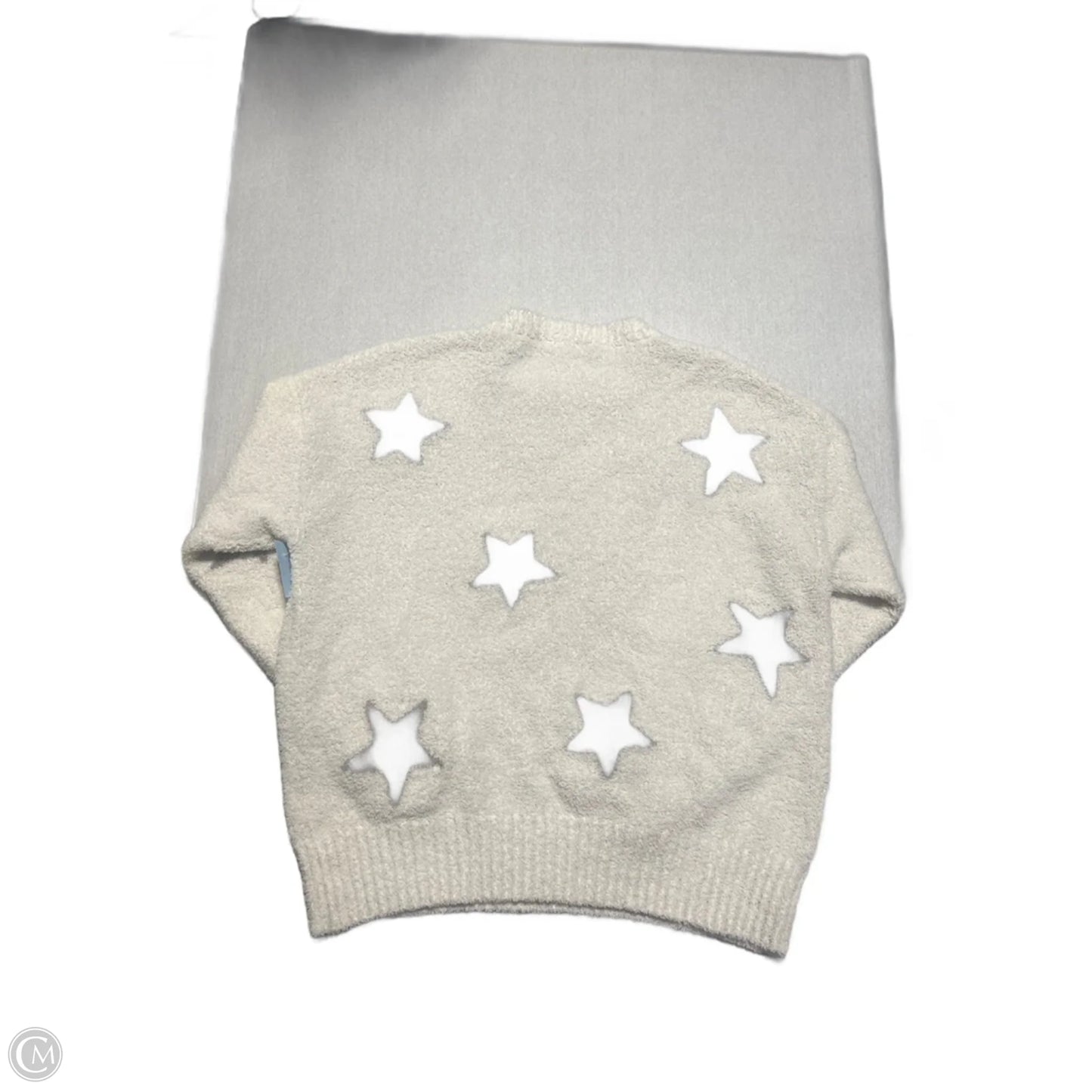 Sweater By Pink Rose In White, Size: L