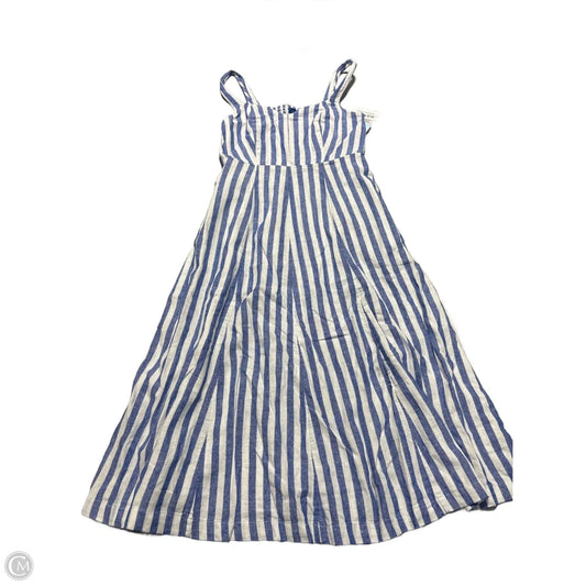 Dress Casual Midi By Old Navy In Striped Pattern, Size: S