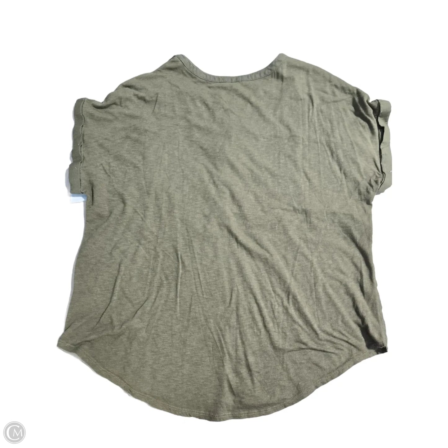 Top Short Sleeve By Lucky Brand In Green, Size: L