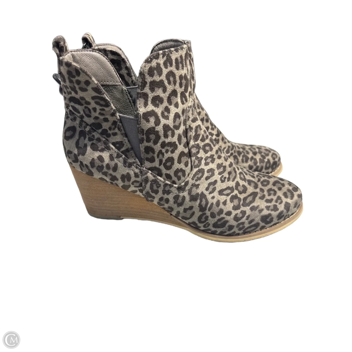 Boots Ankle Flats By Very G In Animal Print, Size: 8.5