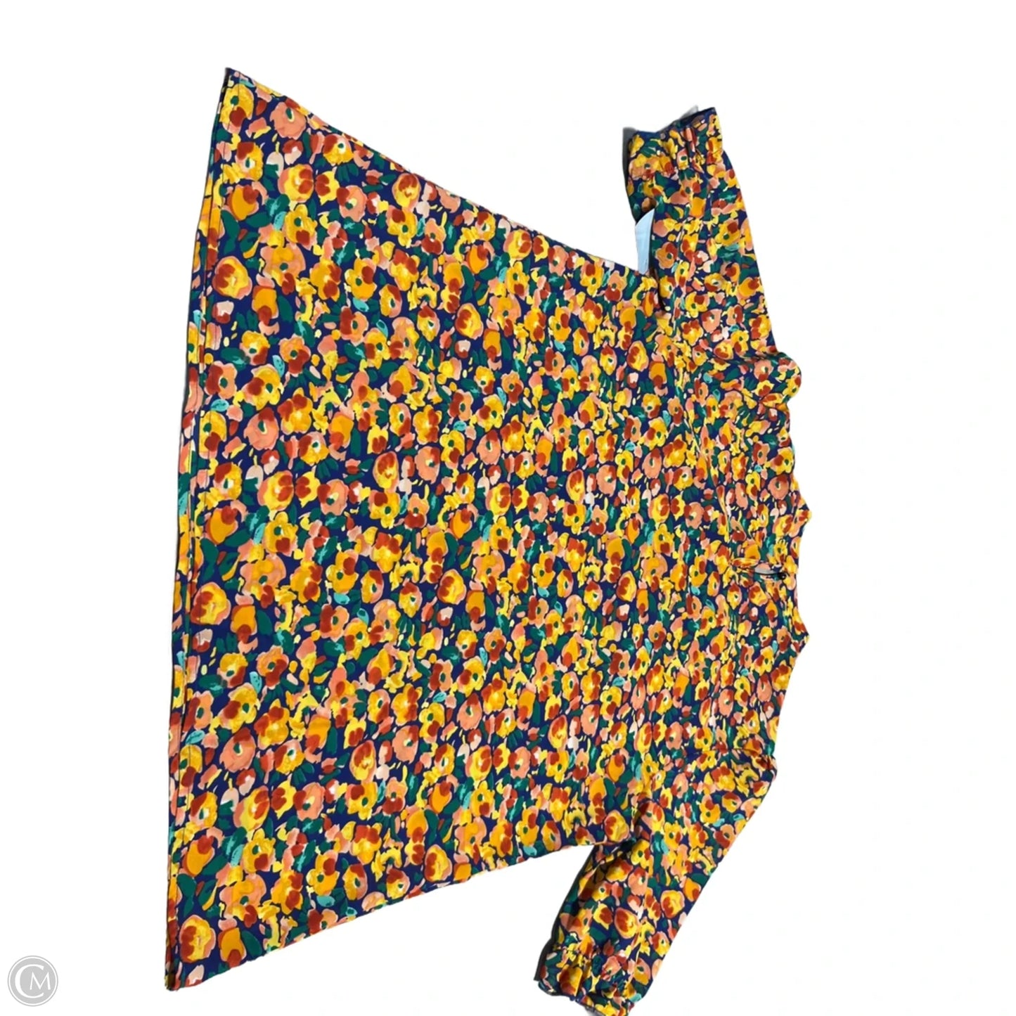 Top Short Sleeve By Btfbm In Floral Print, Size: L