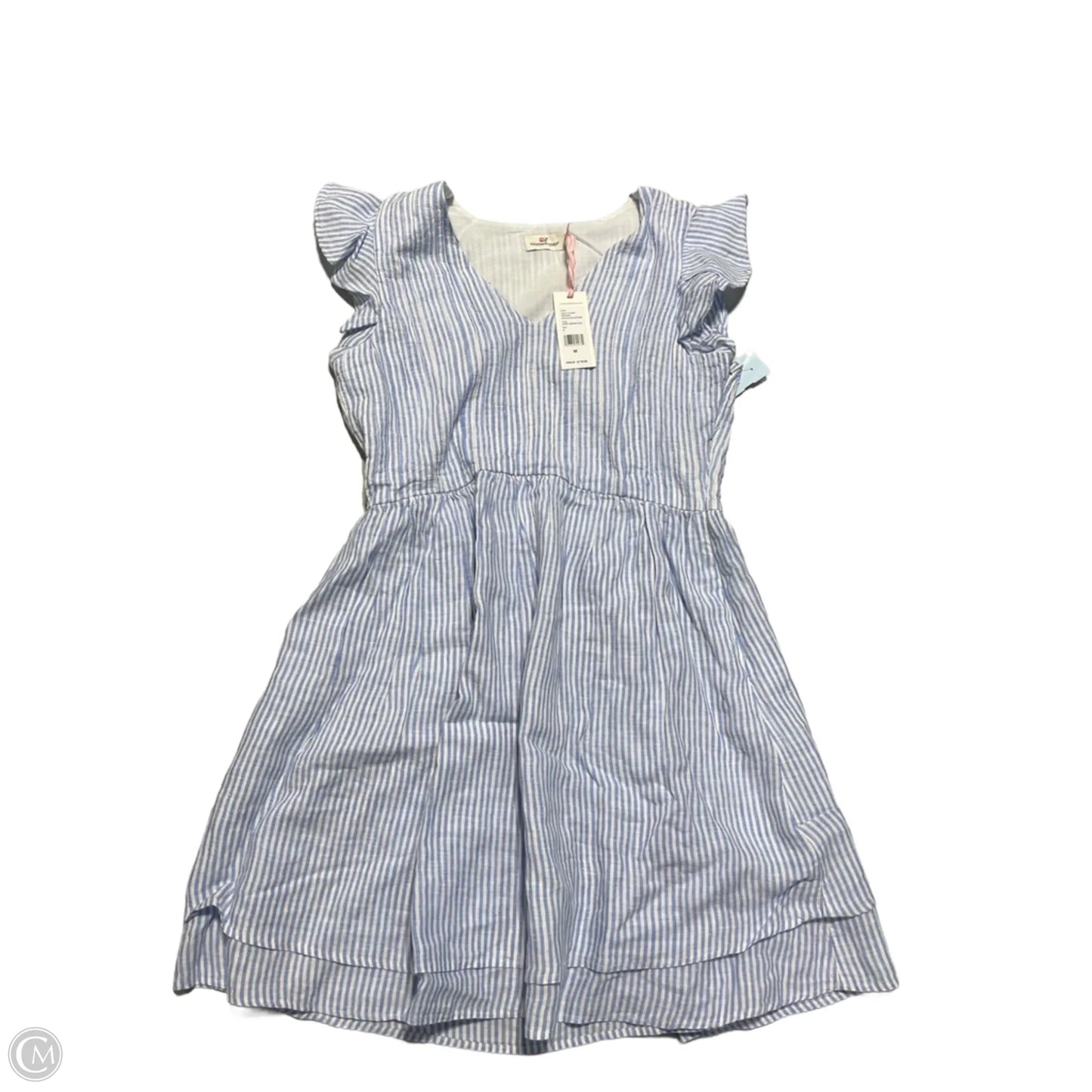 Dress Casual Midi By Vineyard Vines In Striped Pattern, Size: M