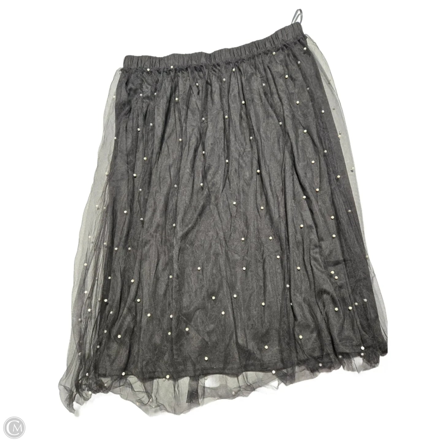 Skirt Midi By Arula In Black, Size: 2x