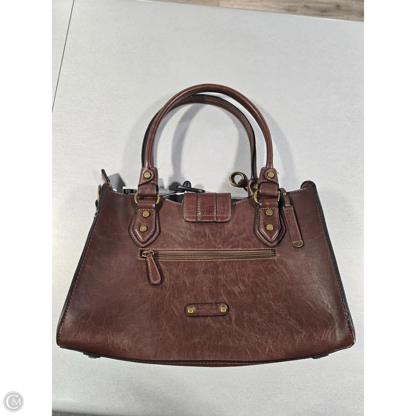 Crossbody Leather By Simply Noelle, Size: Medium