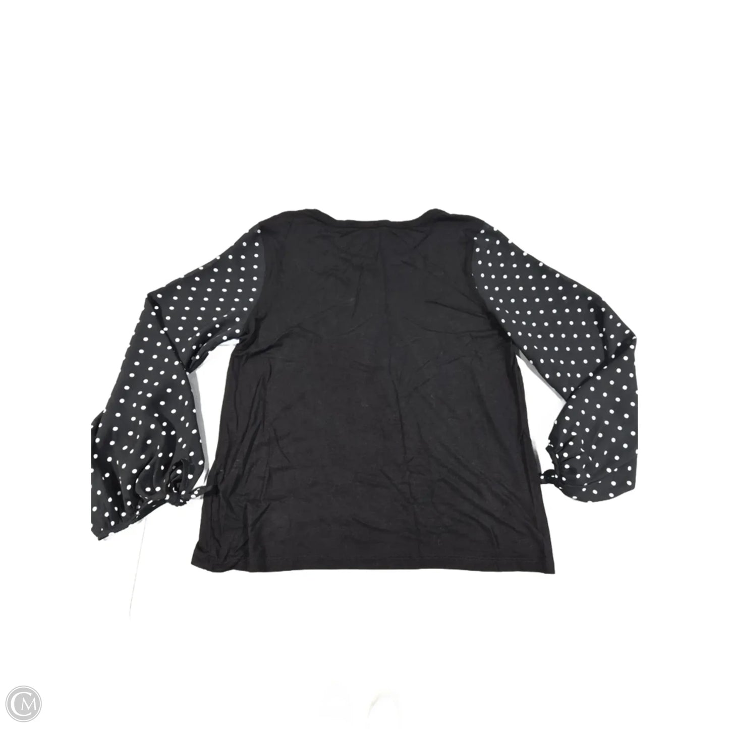 Top Long Sleeve By Kim & Cami In Black, Size: S