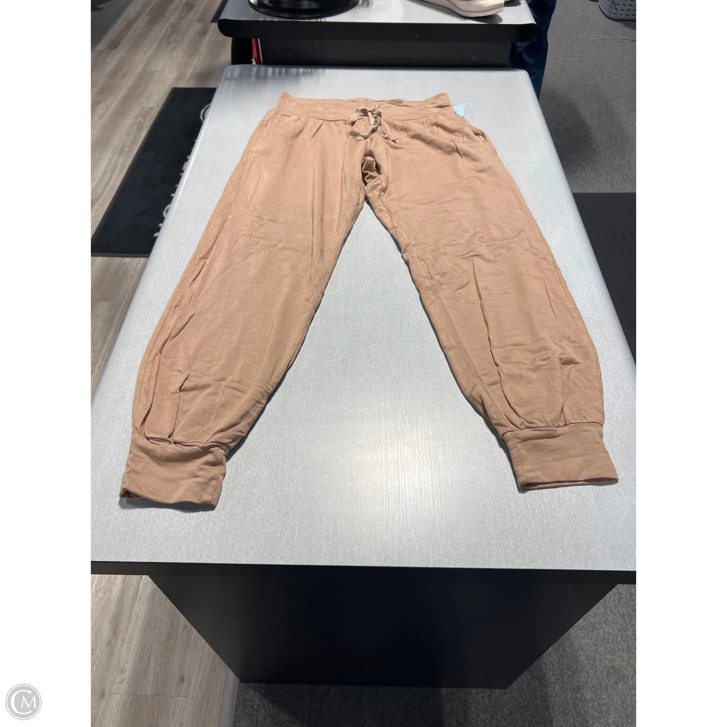 Top 2pc Long Sleeve By Cmc In Brown, Size: M