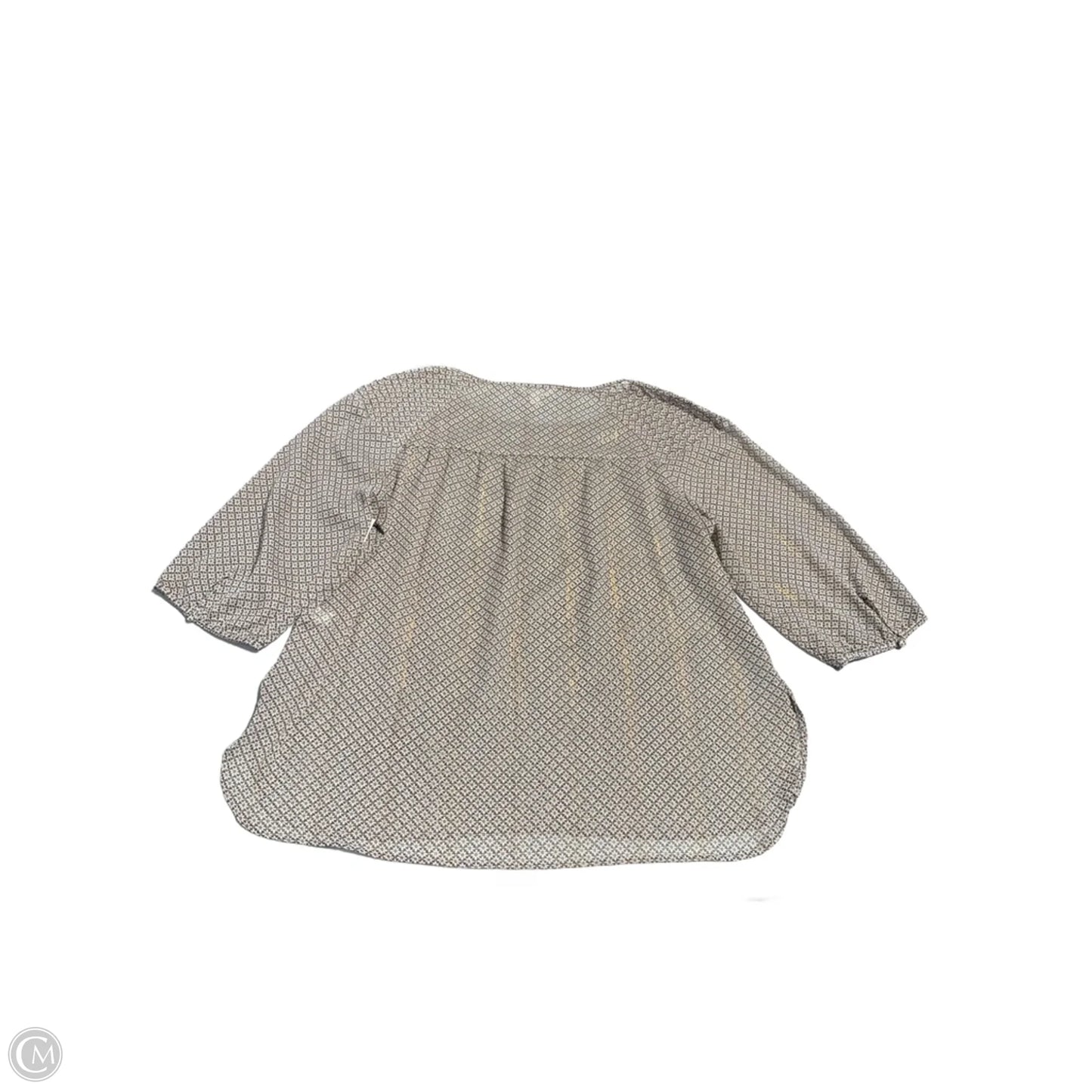 Top Long Sleeve By Lc Lauren Conrad In Floral Print, Size: Xxl