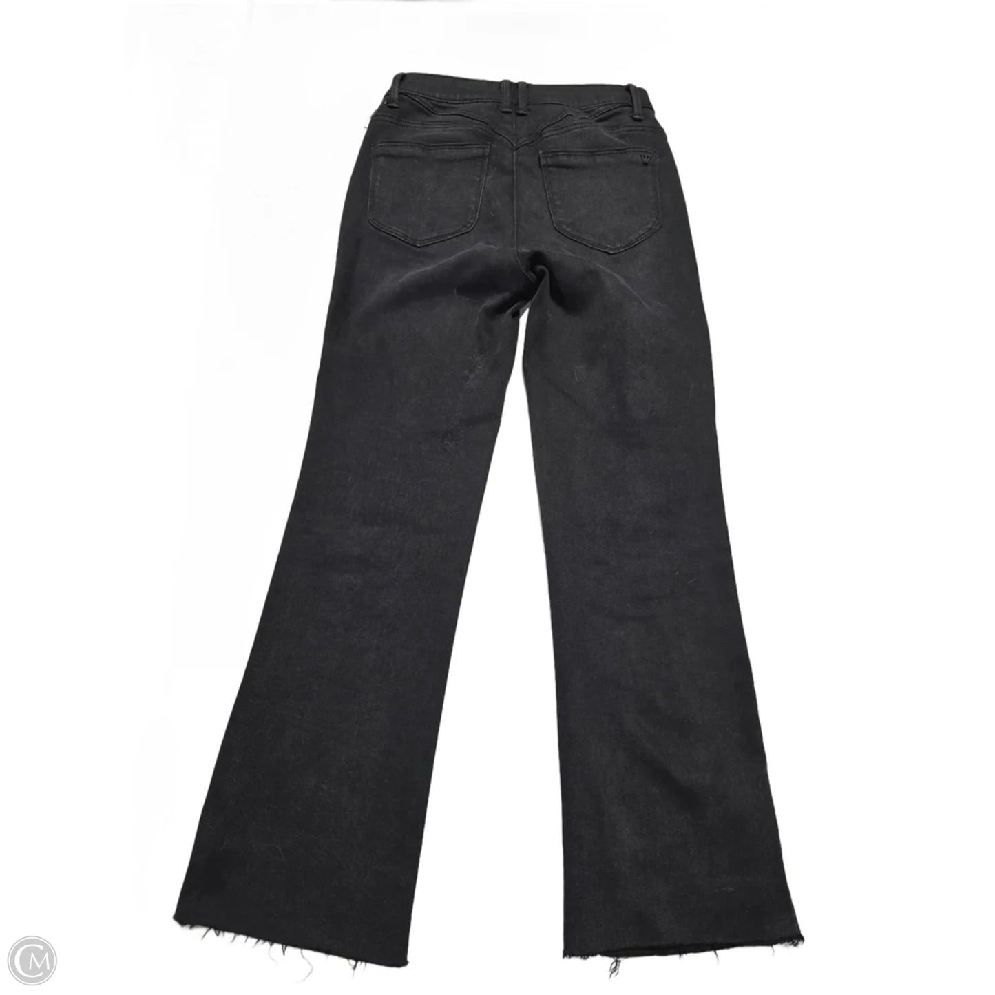 Jeans Flared By Wit & Wisdom In Black Denim, Size: 2